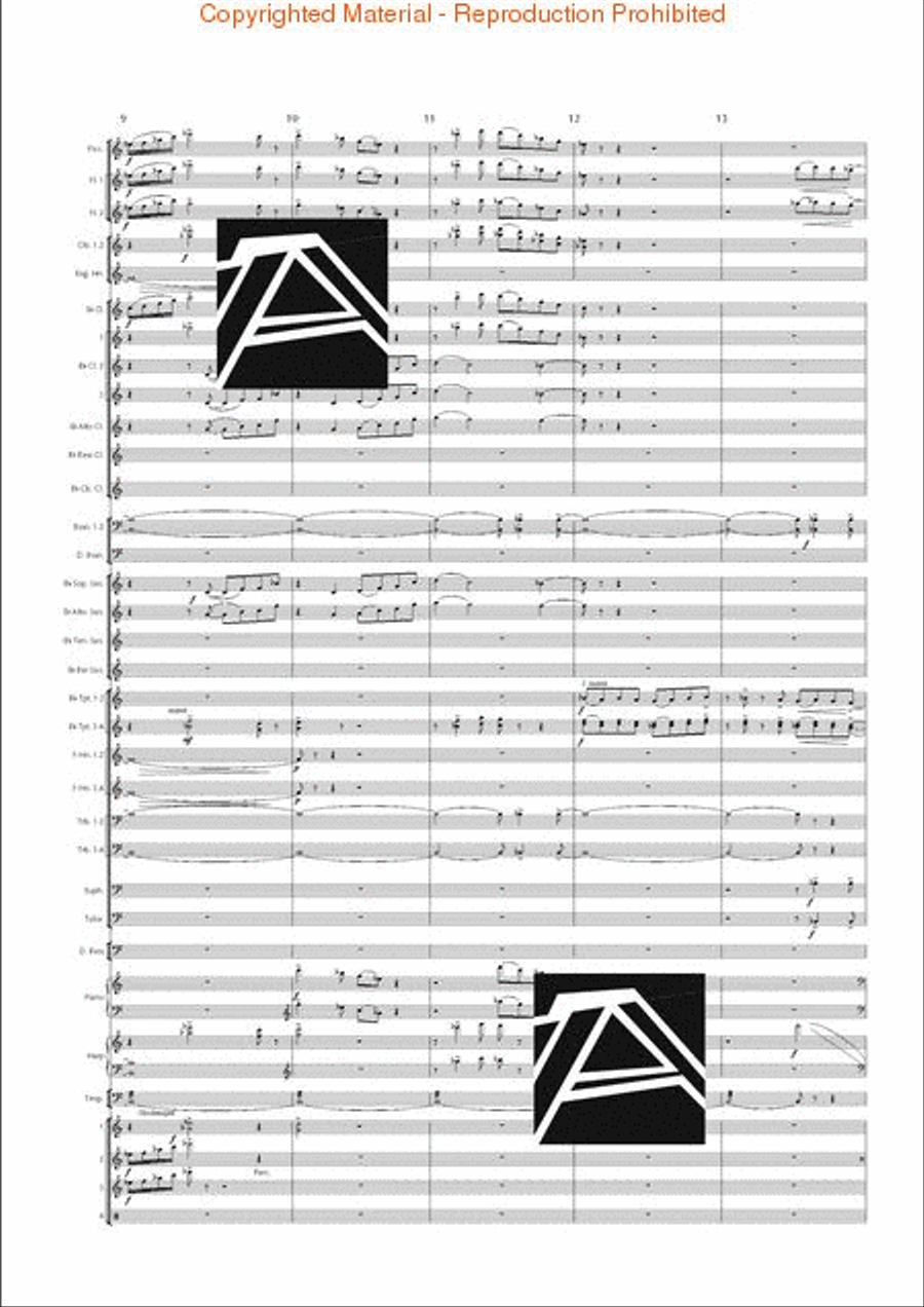 Lord of the Rings, The (Symphony No. 1) - Journey in the Dark - Mvt. IV Concert Band scores gallery preview page 3