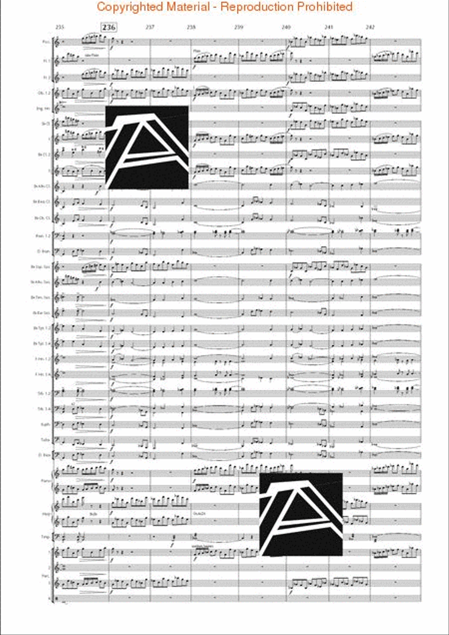 Lord of the Rings, The (Symphony No. 1) - Journey in the Dark - Mvt. IV Concert Band scores gallery preview page 33