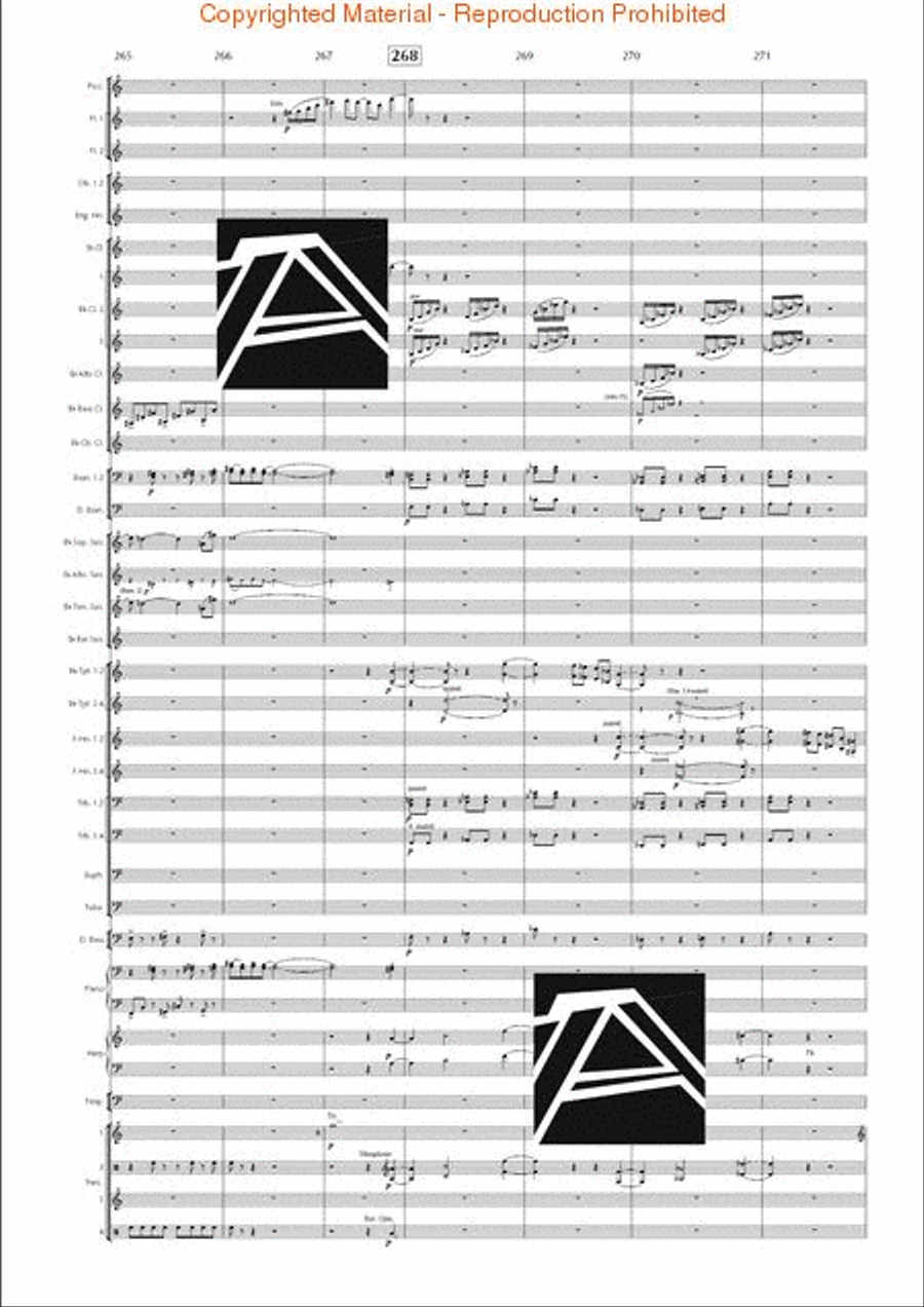 Lord of the Rings, The (Symphony No. 1) - Journey in the Dark - Mvt. IV Concert Band scores gallery preview page 37