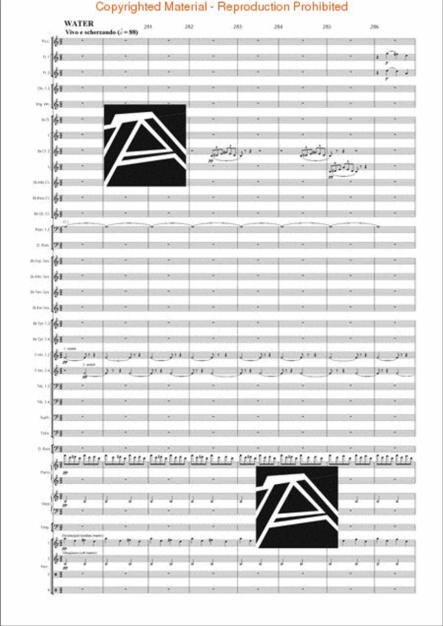 Lord of the Rings, The (Symphony No. 1) - Journey in the Dark - Mvt. IV Concert Band scores gallery preview page 39