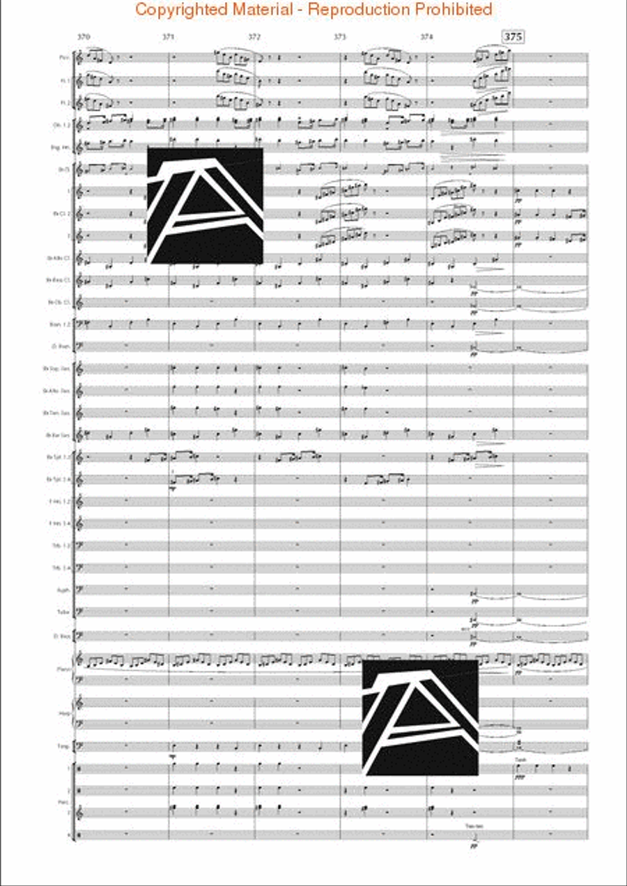 Lord of the Rings, The (Symphony No. 1) - Journey in the Dark - Mvt. IV Concert Band scores gallery preview page 53