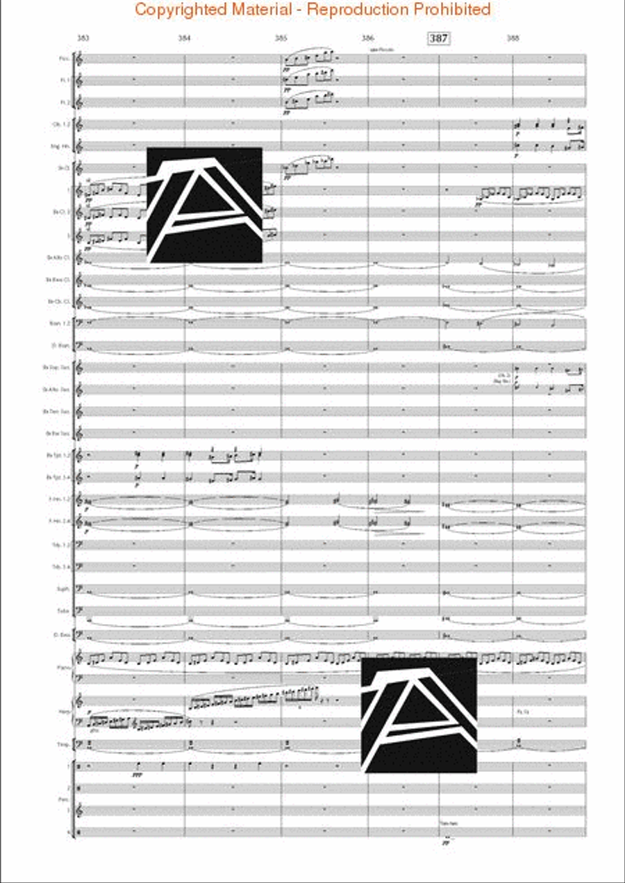 Lord of the Rings, The (Symphony No. 1) - Journey in the Dark - Mvt. IV Concert Band scores gallery preview page 55
