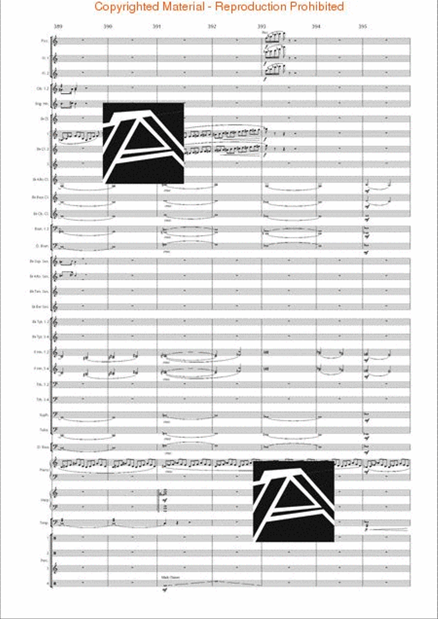 Lord of the Rings, The (Symphony No. 1) - Journey in the Dark - Mvt. IV Concert Band scores gallery preview page 56