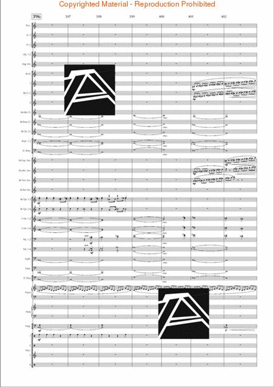 Lord of the Rings, The (Symphony No. 1) - Journey in the Dark - Mvt. IV Concert Band scores gallery preview page 57