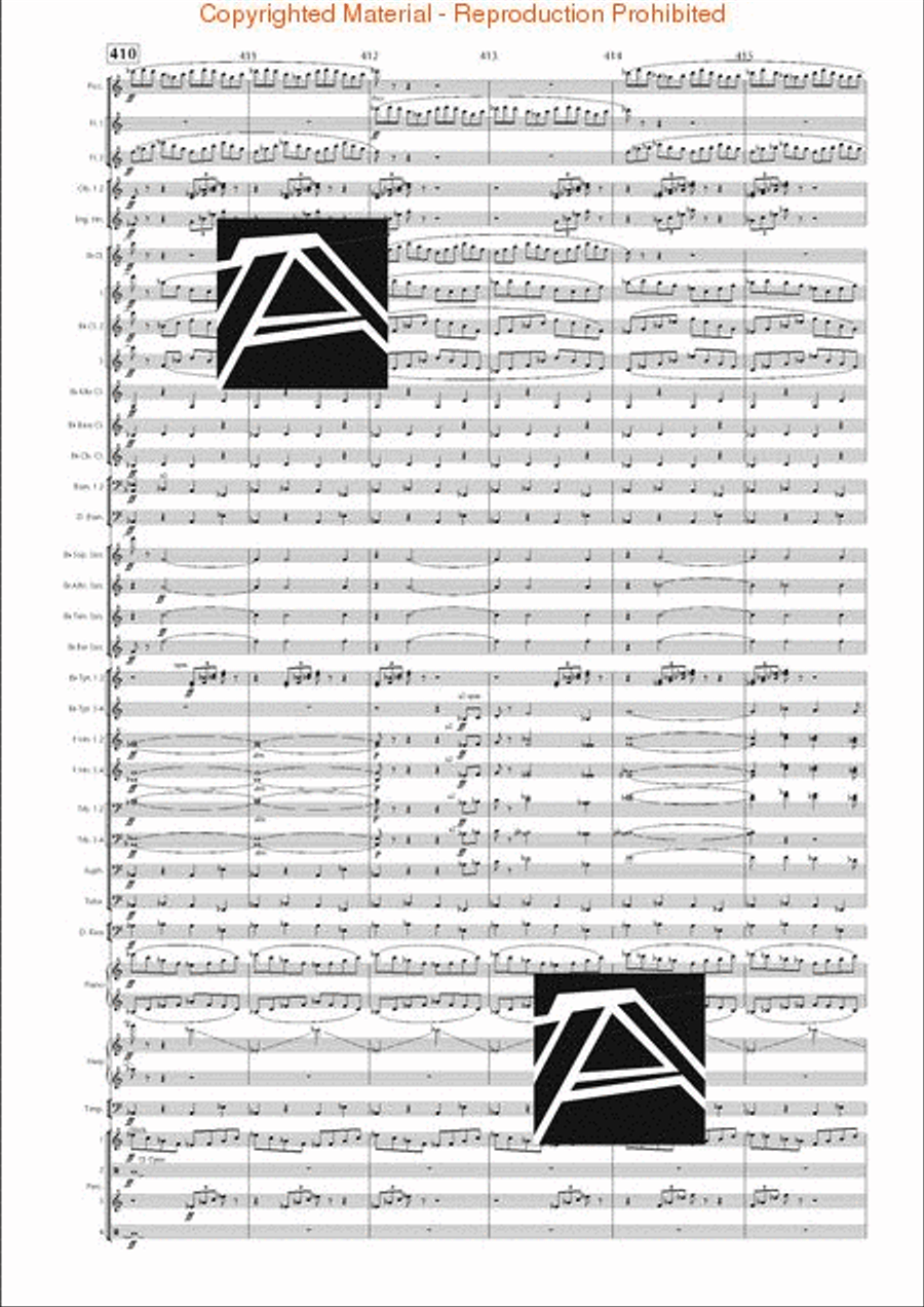 Lord of the Rings, The (Symphony No. 1) - Journey in the Dark - Mvt. IV Concert Band scores gallery preview page 59