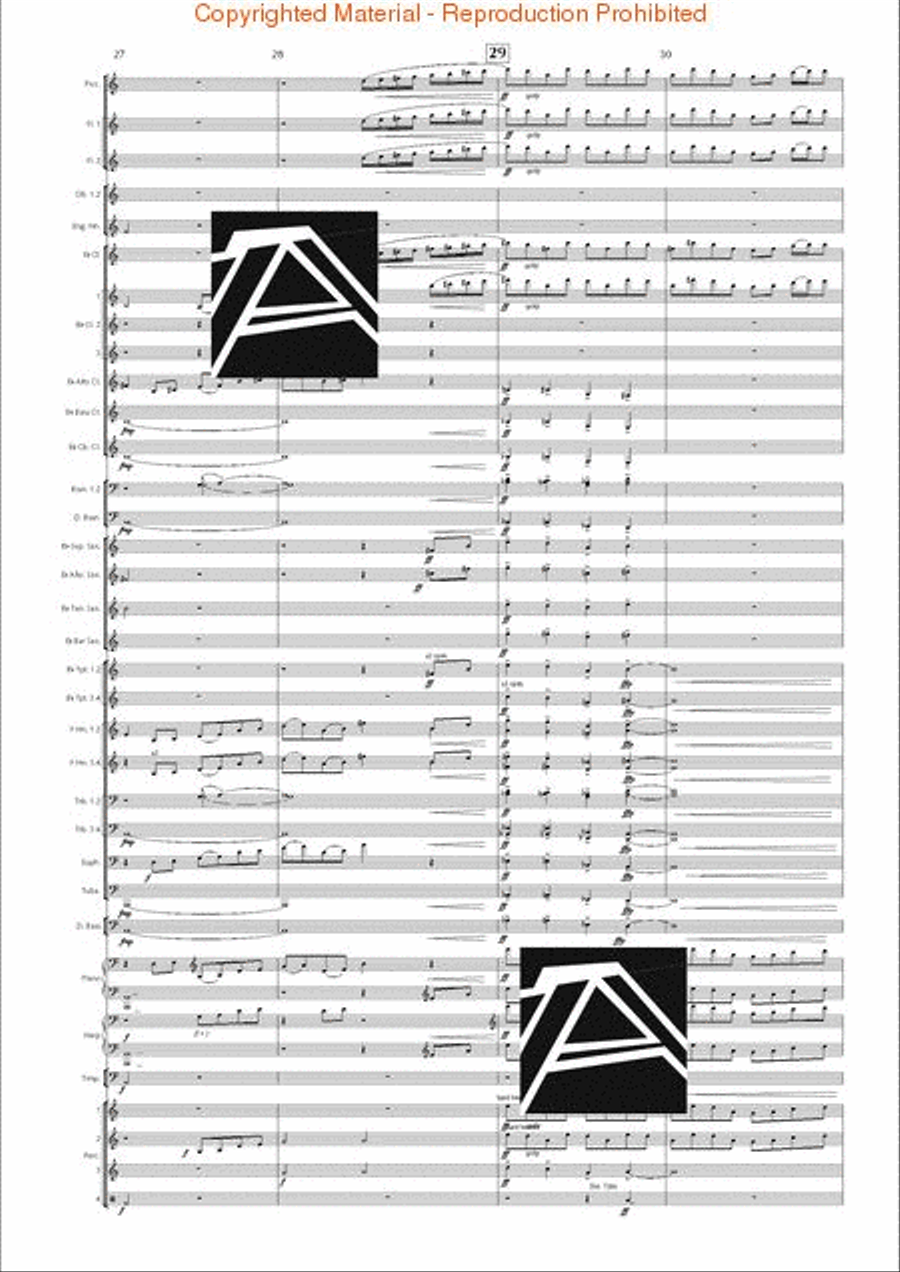 Lord of the Rings, The (Symphony No. 1) - Journey in the Dark - Mvt. IV Concert Band scores gallery preview page 6