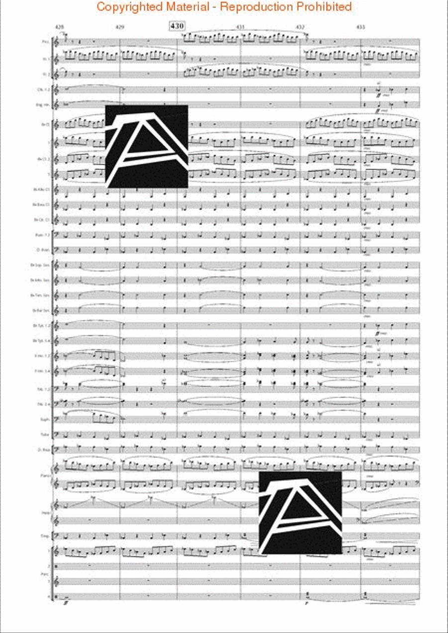Lord of the Rings, The (Symphony No. 1) - Journey in the Dark - Mvt. IV Concert Band scores gallery preview page 62