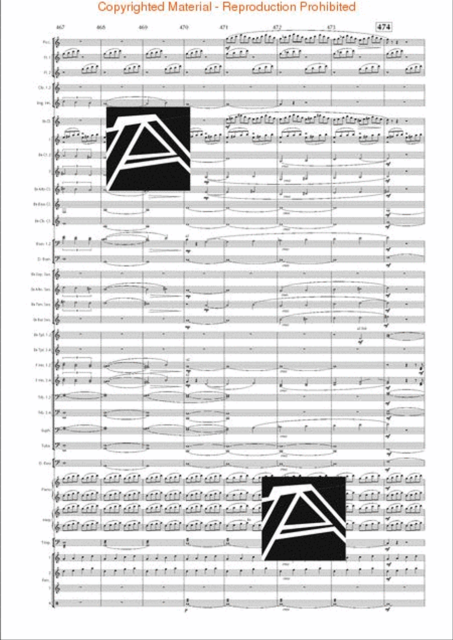 Lord of the Rings, The (Symphony No. 1) - Journey in the Dark - Mvt. IV Concert Band scores gallery preview page 67