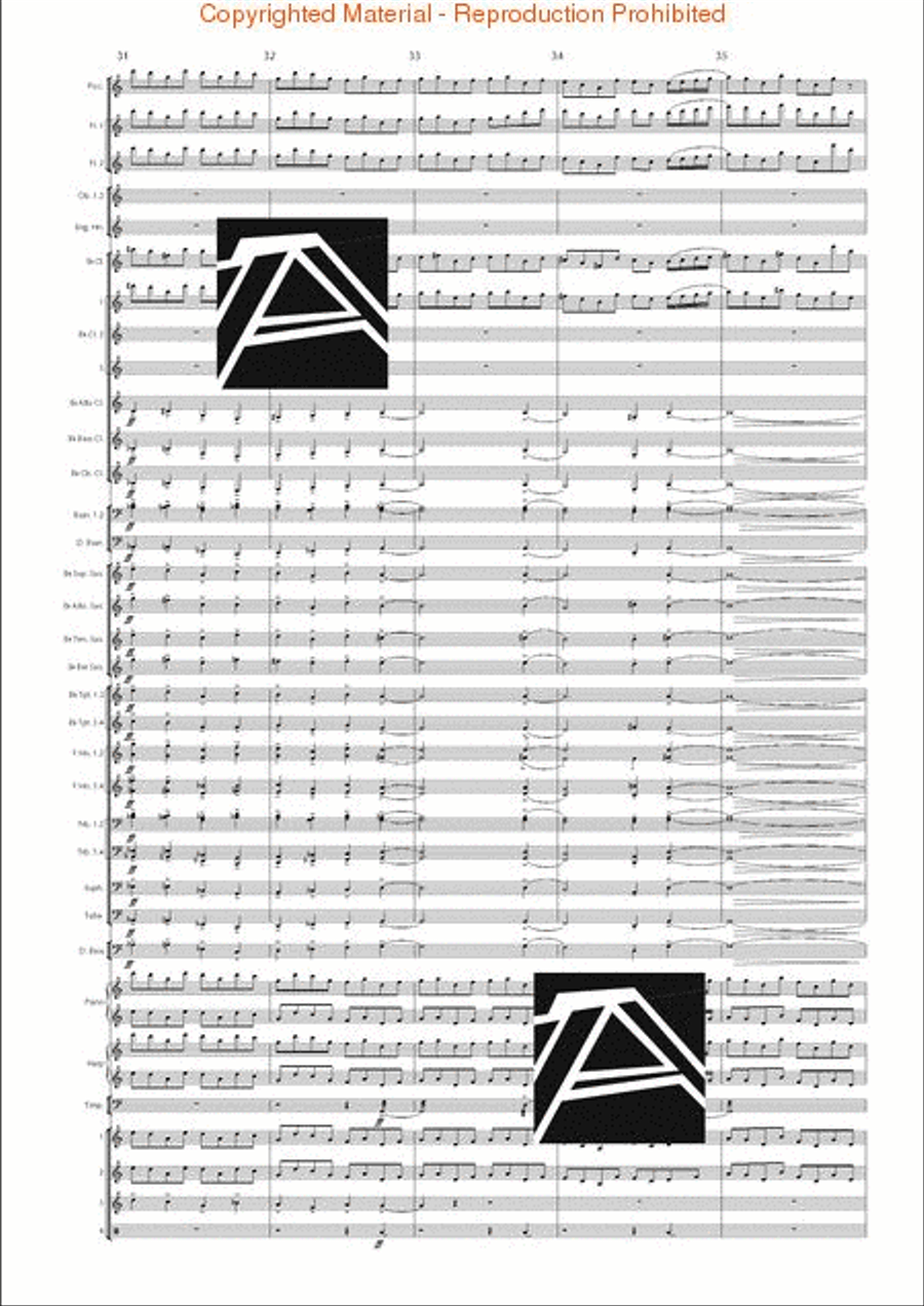 Lord of the Rings, The (Symphony No. 1) - Journey in the Dark - Mvt. IV Concert Band scores gallery preview page 7