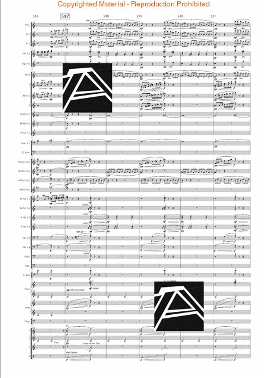 Lord of the Rings, The (Symphony No. 1) - Journey in the Dark - Mvt. IV Concert Band scores gallery preview page 73
