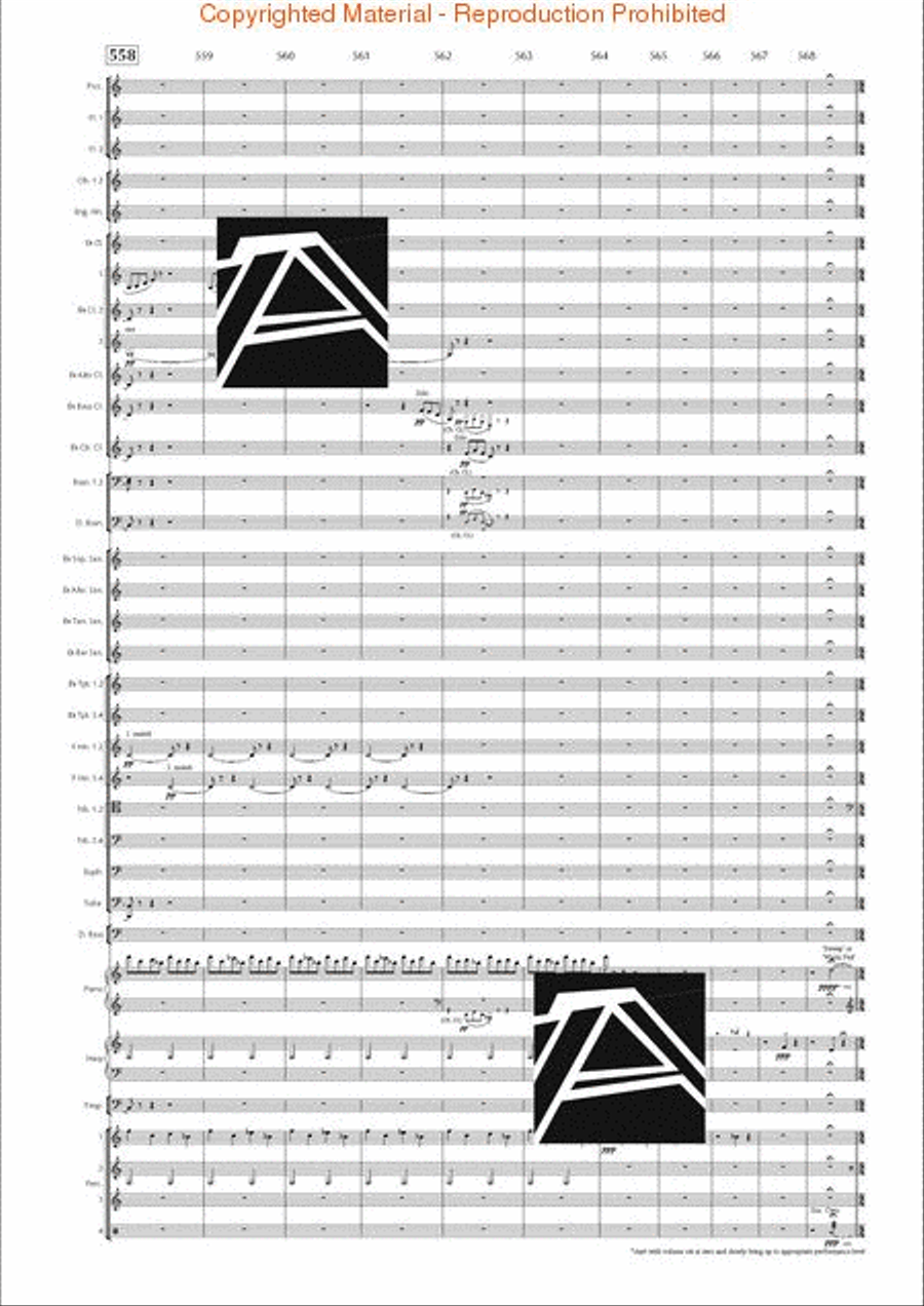 Lord of the Rings, The (Symphony No. 1) - Journey in the Dark - Mvt. IV Concert Band scores gallery preview page 80