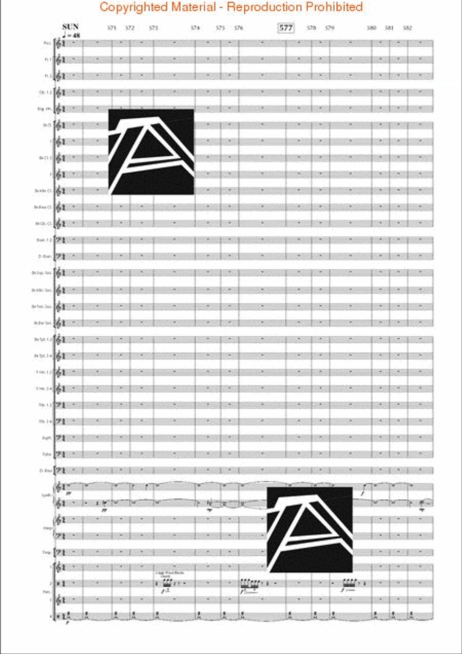 Lord of the Rings, The (Symphony No. 1) - Journey in the Dark - Mvt. IV Concert Band scores gallery preview page 81