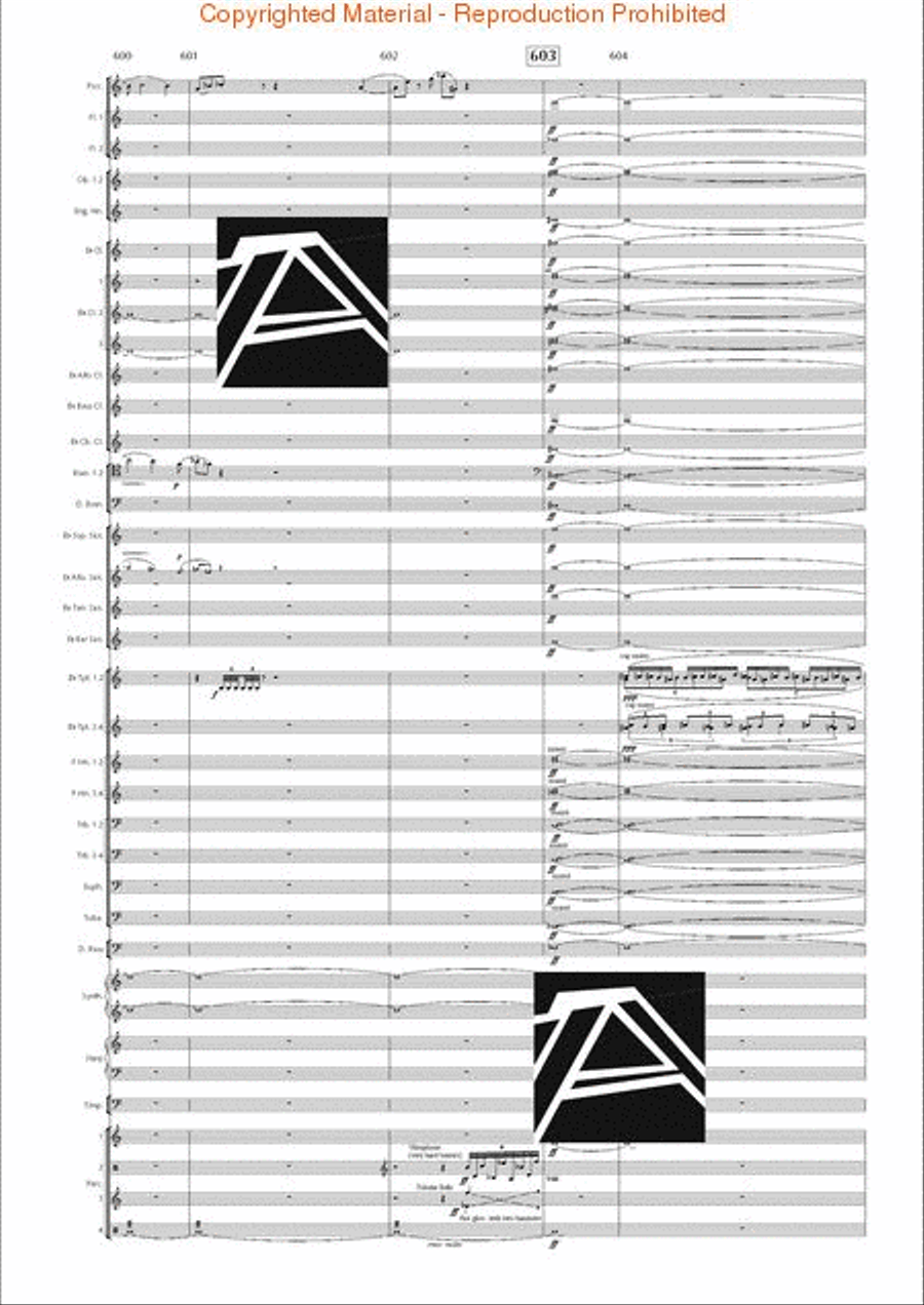 Lord of the Rings, The (Symphony No. 1) - Journey in the Dark - Mvt. IV Concert Band scores gallery preview page 84