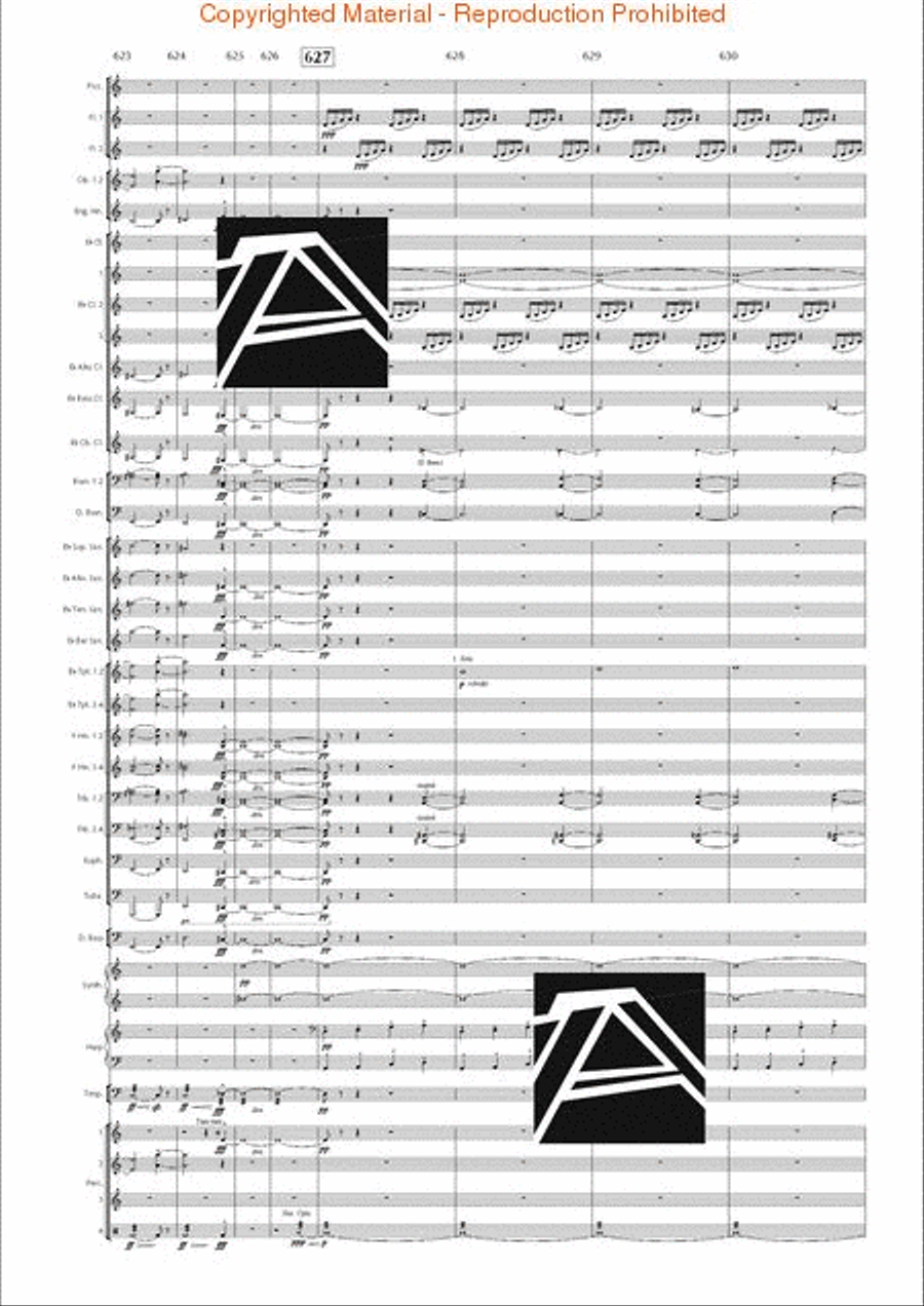 Lord of the Rings, The (Symphony No. 1) - Journey in the Dark - Mvt. IV Concert Band scores gallery preview page 88
