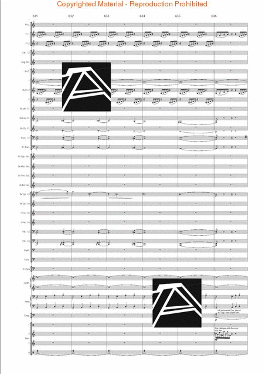 Lord of the Rings, The (Symphony No. 1) - Journey in the Dark - Mvt. IV Concert Band scores gallery preview page 89