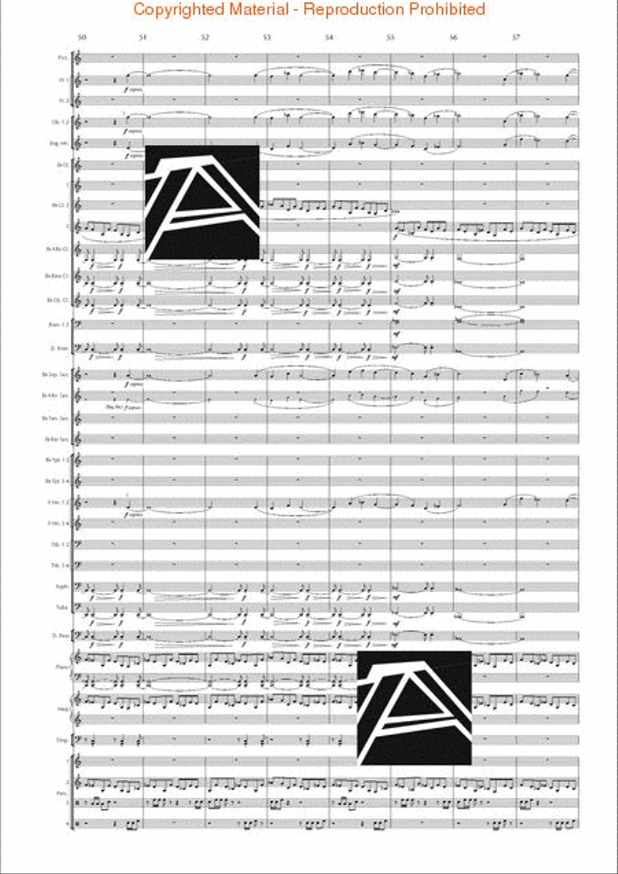 Lord of the Rings, The (Symphony No. 1) - Journey in the Dark - Mvt. IV Concert Band scores gallery preview page 10