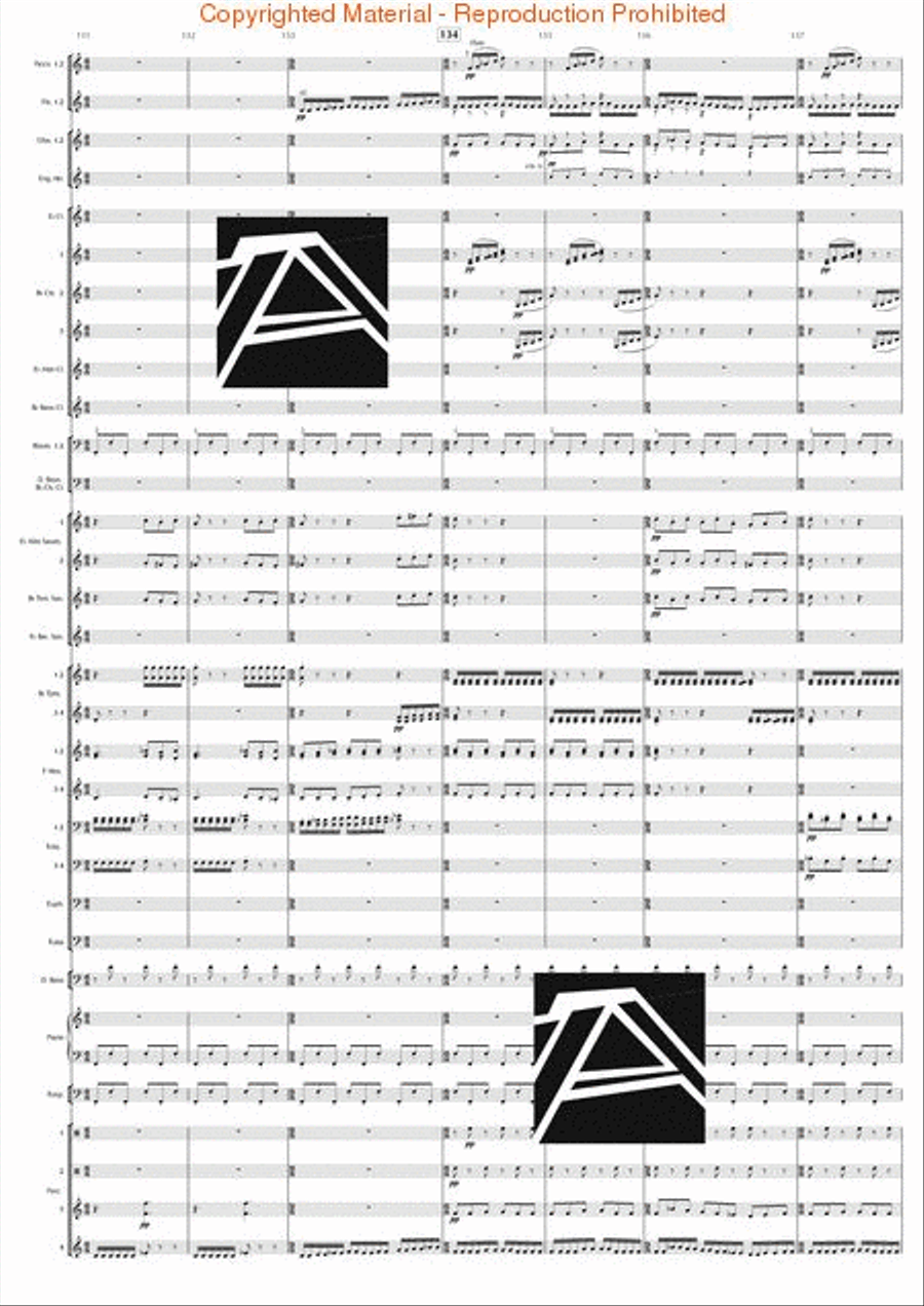 Jazz Suite No. 2 – Complete Edition (all 6 mvts.) Concert Band scores gallery preview page 18