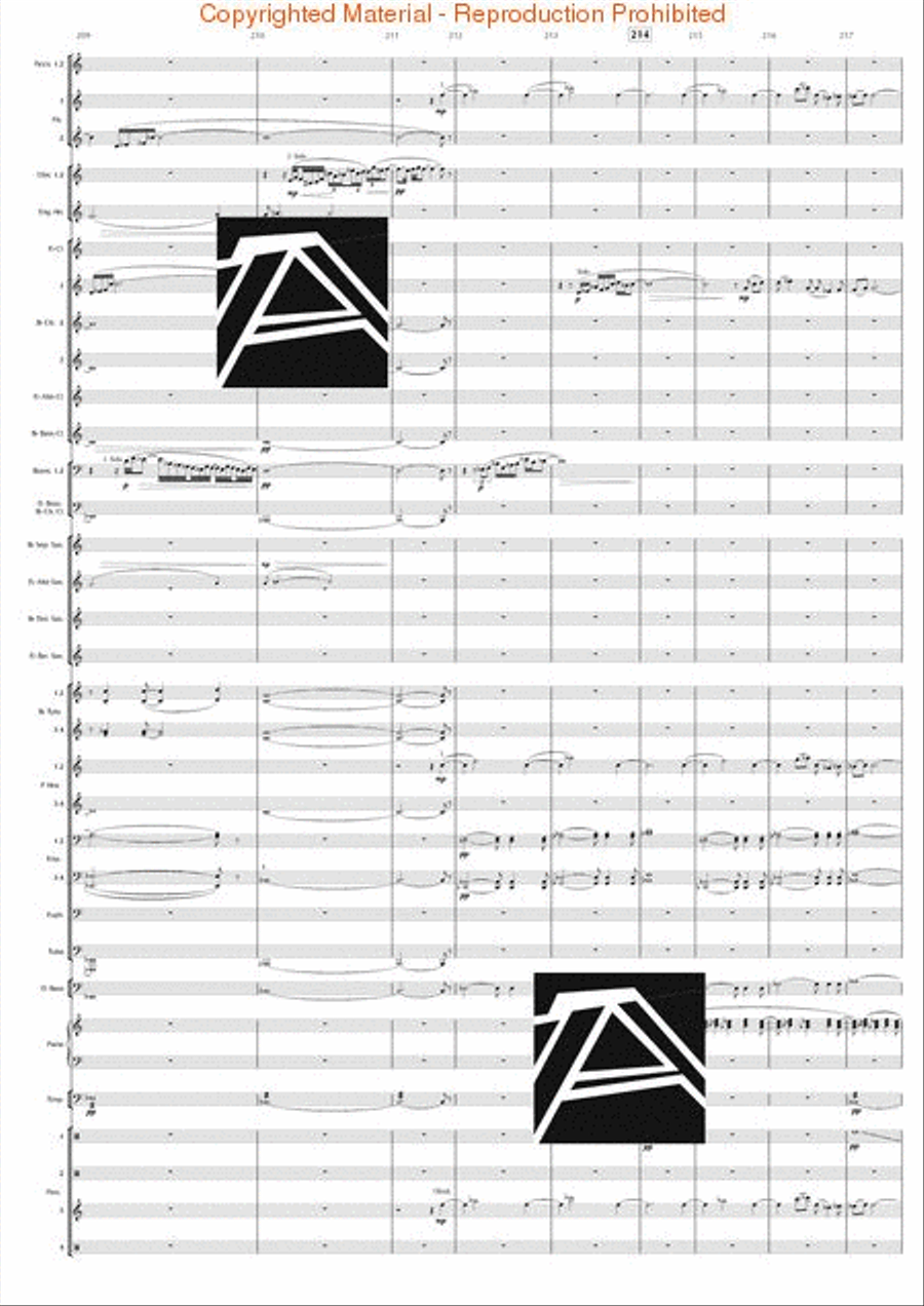 Jazz Suite No. 2 – Complete Edition (all 6 mvts.) Concert Band scores gallery preview page 28