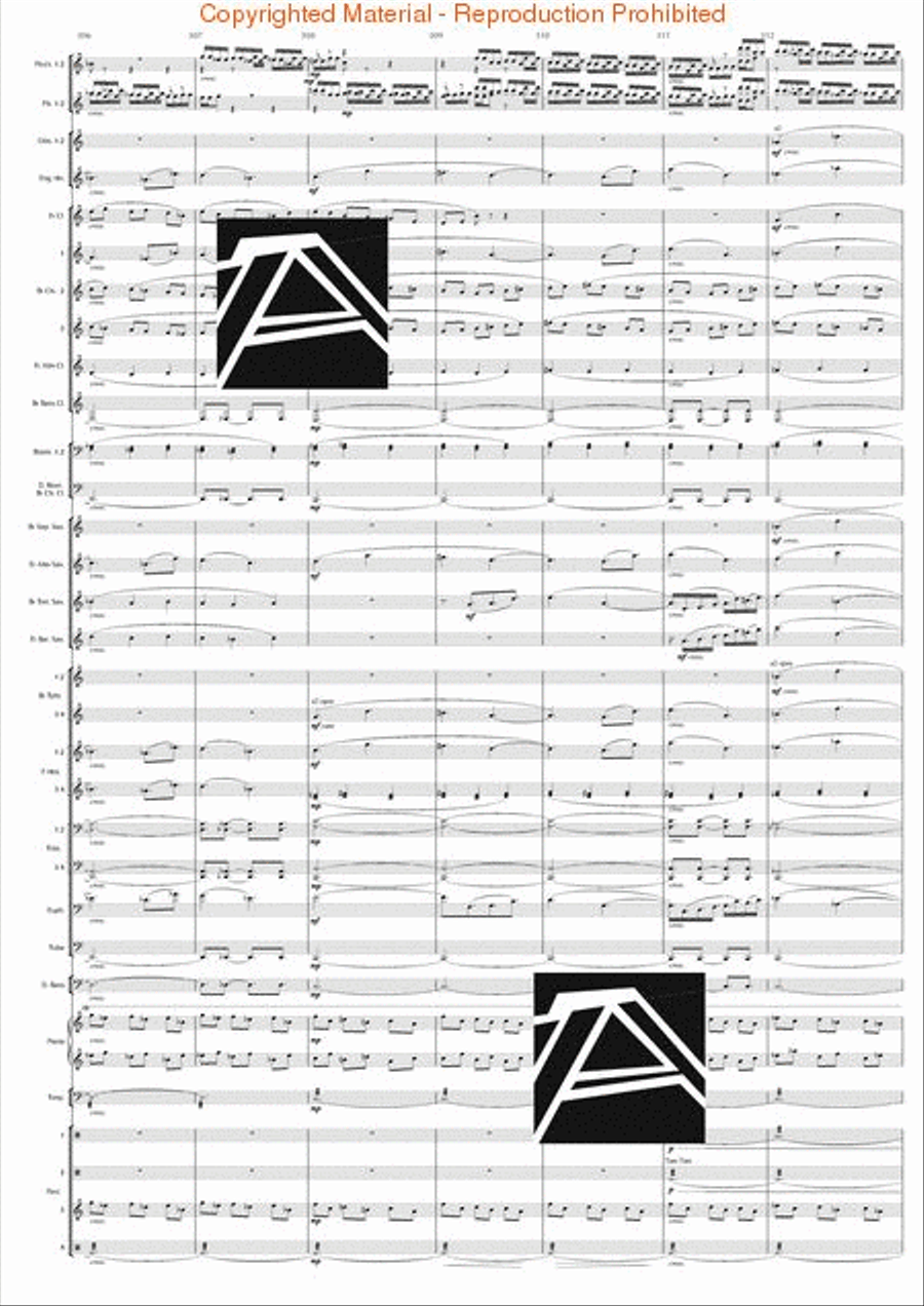 Jazz Suite No. 2 – Complete Edition (all 6 mvts.) Concert Band scores gallery preview page 39