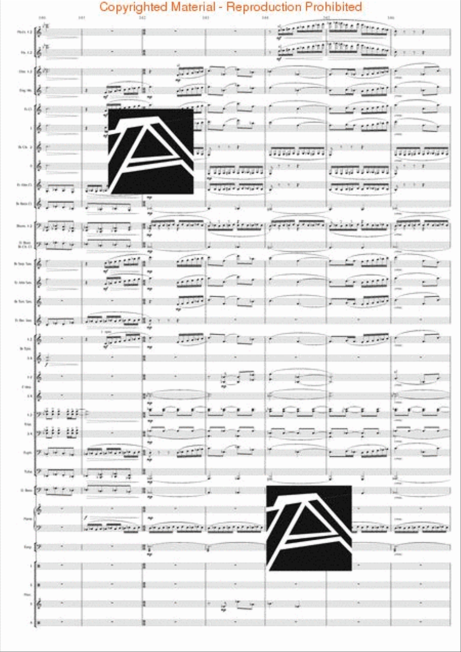 Jazz Suite No. 2 – Complete Edition (all 6 mvts.) Concert Band scores gallery preview page 43