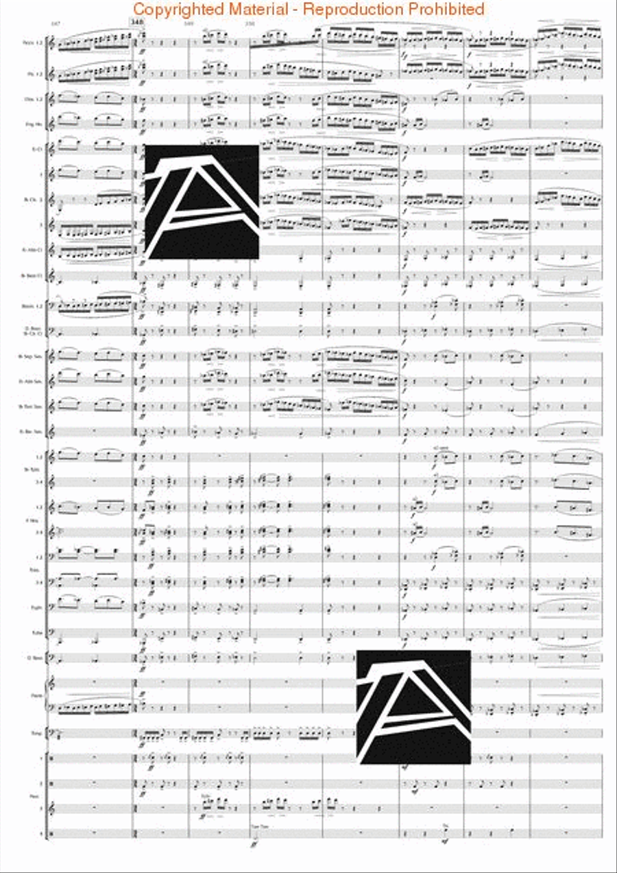 Jazz Suite No. 2 – Complete Edition (all 6 mvts.) Concert Band scores gallery preview page 44