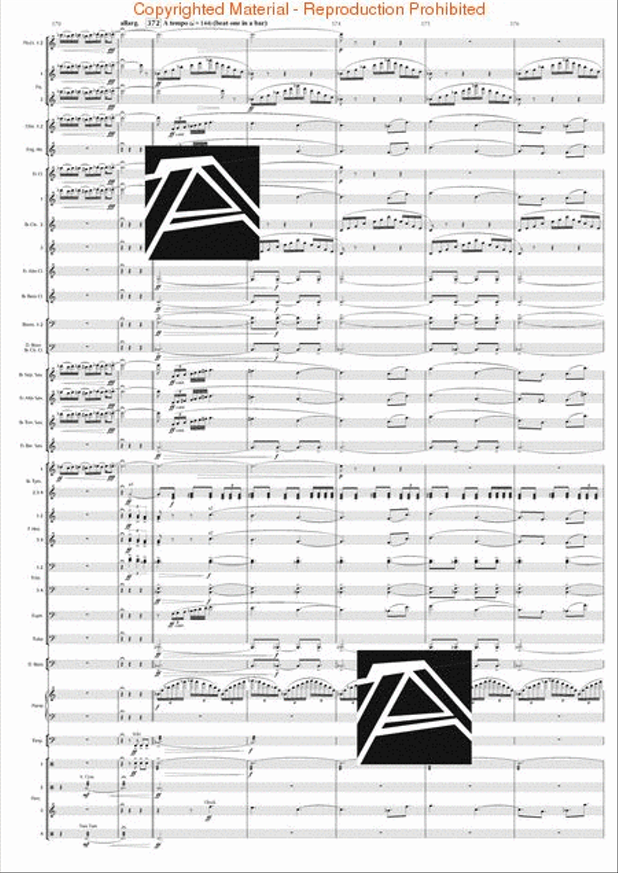 Jazz Suite No. 2 – Complete Edition (all 6 mvts.) Concert Band scores gallery preview page 47