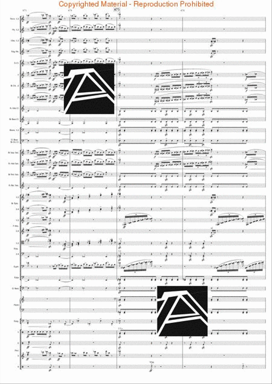 Jazz Suite No. 2 – Complete Edition (all 6 mvts.) Concert Band scores gallery preview page 60