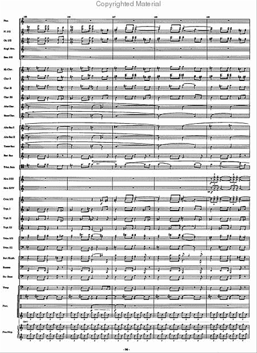 T-Bone Concerto Concert Band scores gallery preview page 3