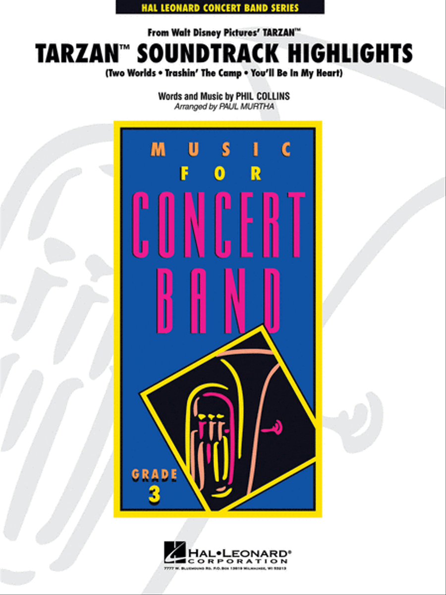 Tarzan Soundtrack Highlights Concert Band scores gallery preview page 1