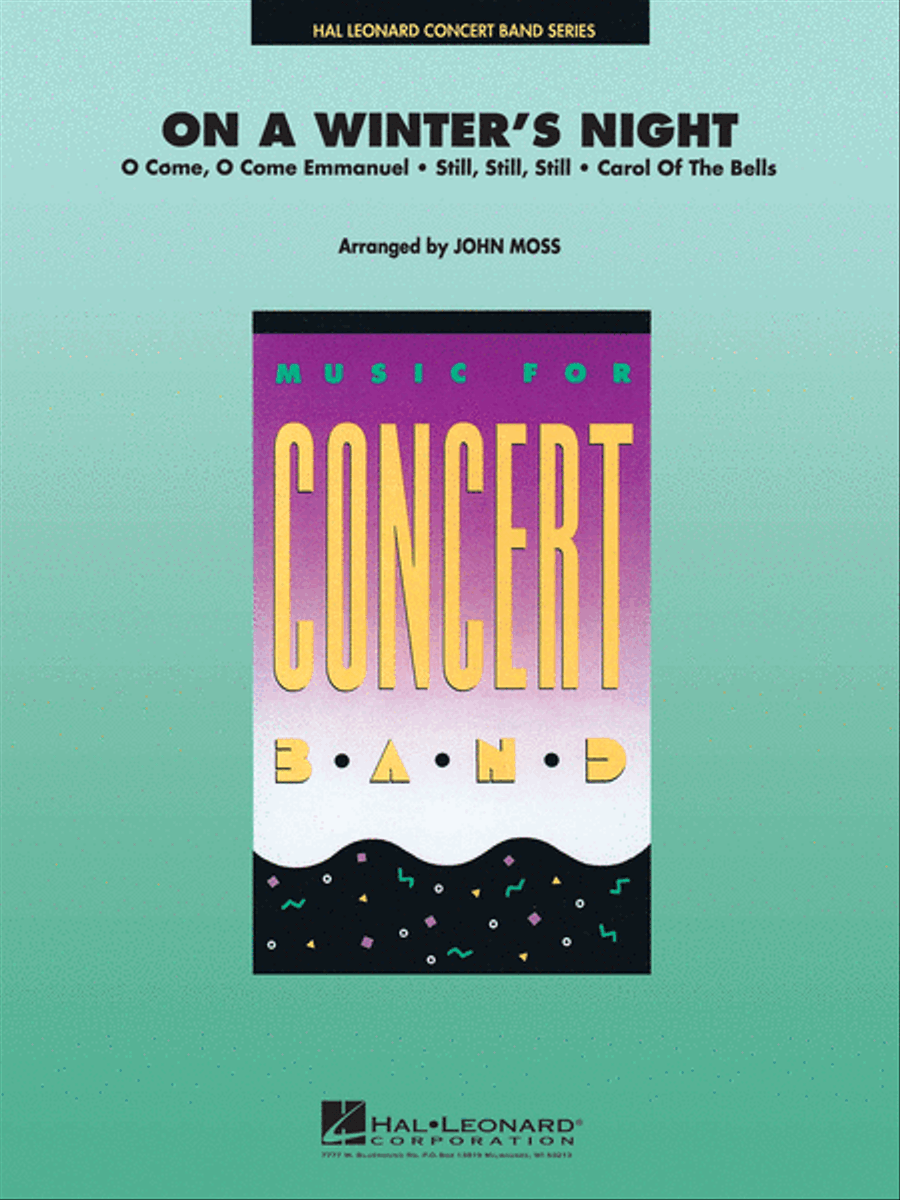 On a Winter's Night Concert Band scores gallery preview page 1