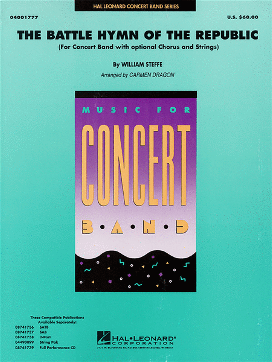 Battle Hymn of the Republic Concert Band scores gallery preview page 1