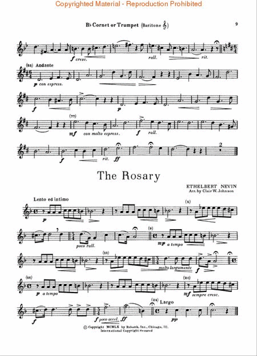 Sacred Solos Sacred Solos Baritone Horn TC scores gallery preview page 4