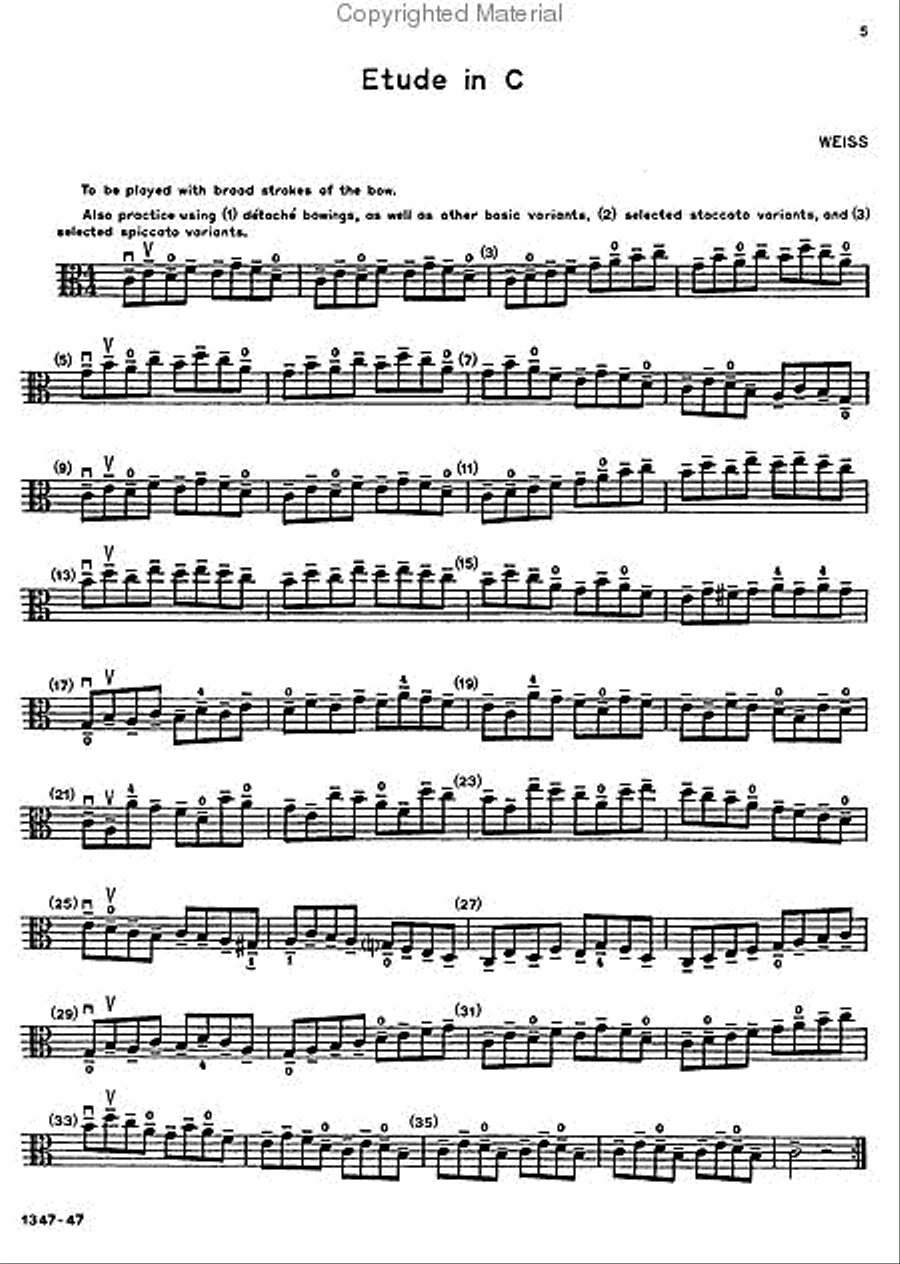 Essential Exercises and Etudes for Viola String Methods scores gallery preview page 2