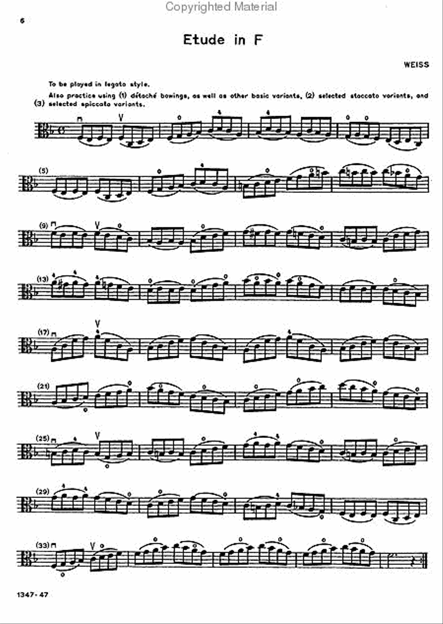 Essential Exercises and Etudes for Viola String Methods scores gallery preview page 3