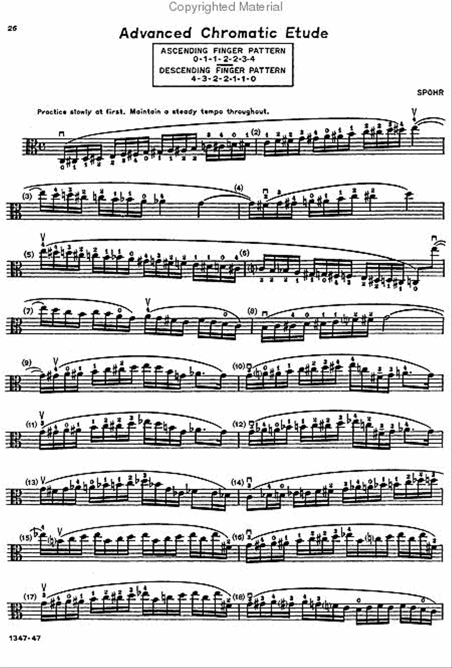 Essential Exercises and Etudes for Viola String Methods scores gallery preview page 4