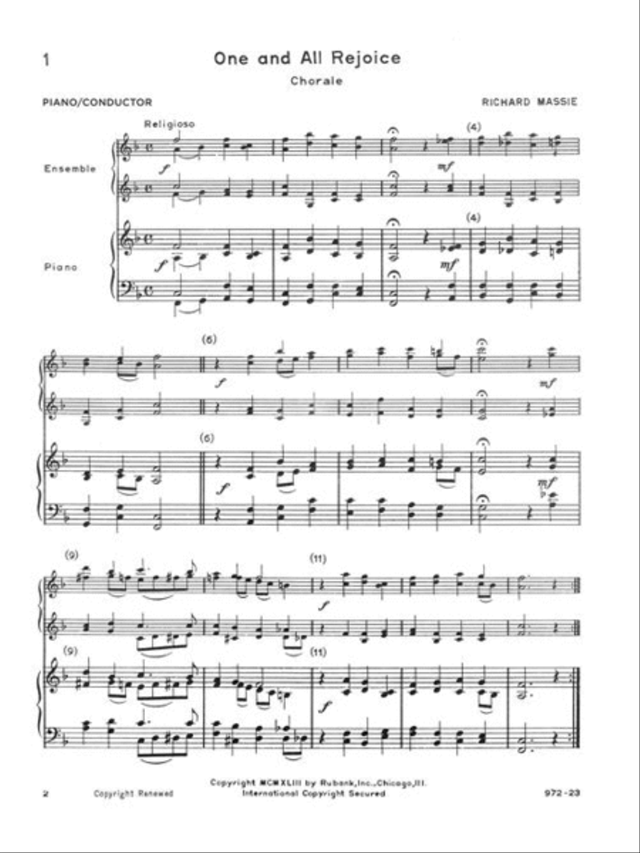 Ensemble Time - Piano Conductor Piano scores gallery preview page 4