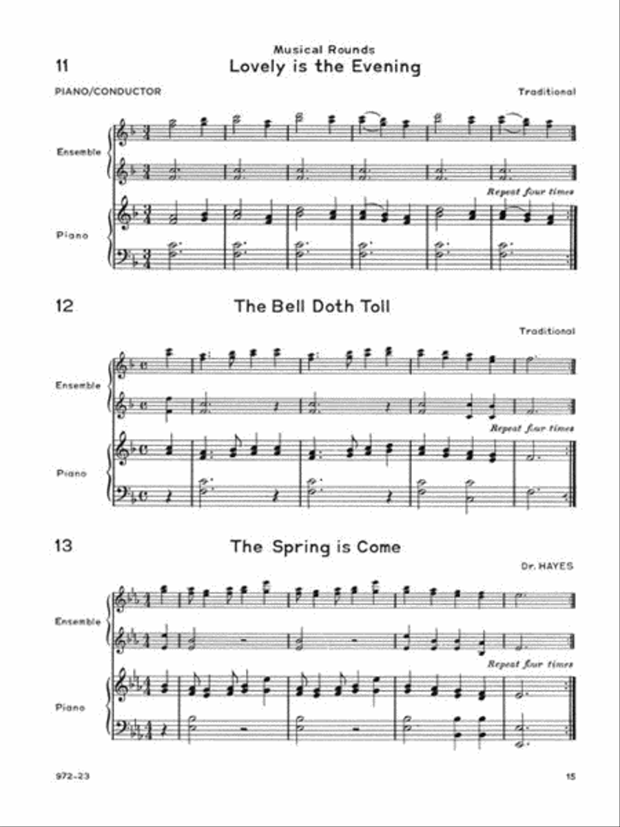 Ensemble Time - Piano Conductor Piano scores gallery preview page 5