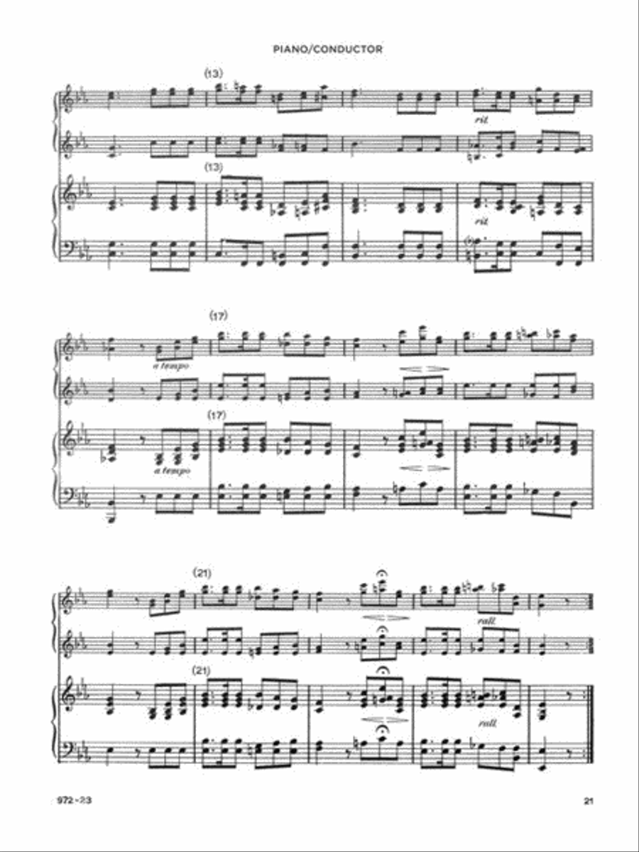 Ensemble Time - Piano Conductor Piano scores gallery preview page 6