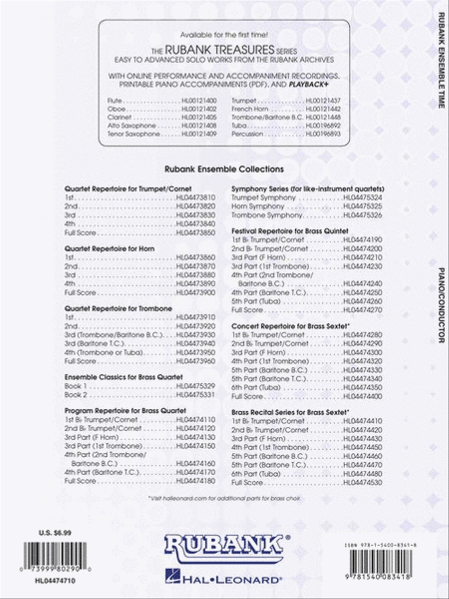 Ensemble Time - Piano Conductor Piano scores gallery preview page 7