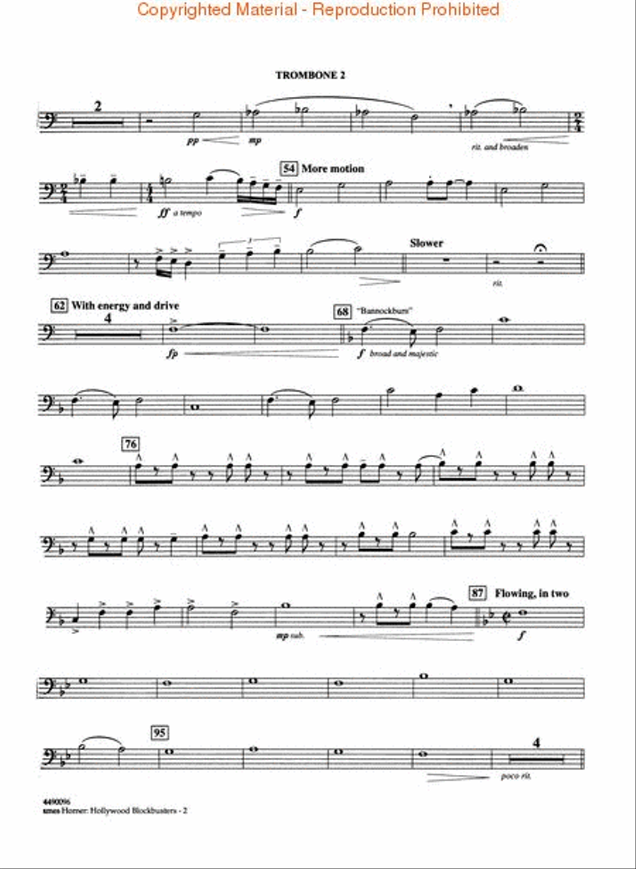 James Horner – Hollywood Blockbusters Full Orchestra scores gallery preview page 4