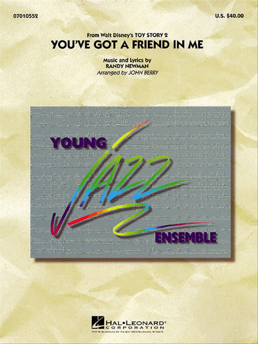 You've Got a Friend in Me Jazz Ensemble scores gallery preview page 1