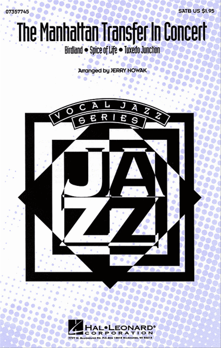 The Manhattan Transfer in Concert (Medley) 4-Part scores gallery preview page 1
