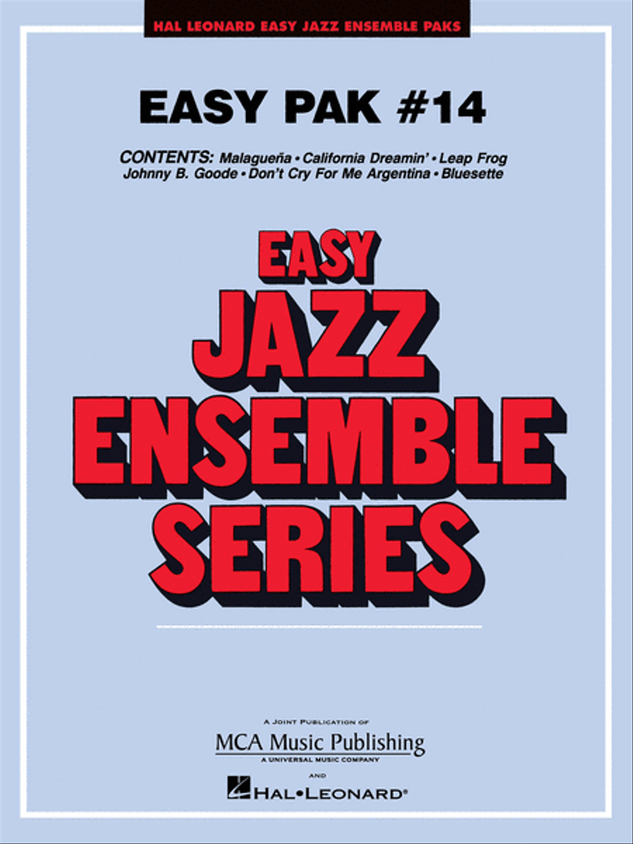 Easy Jazz Ensemble Pak 14 Jazz Ensemble scores gallery preview page 1