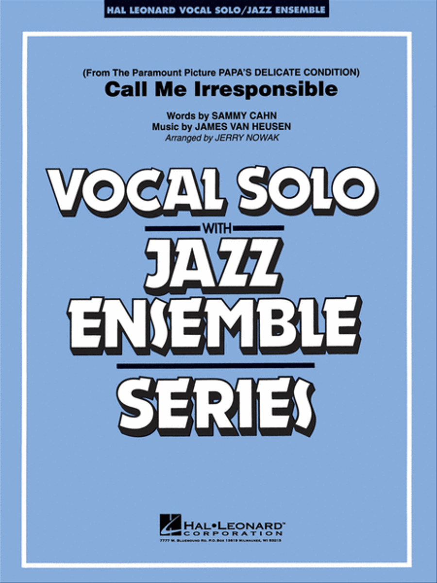 Call Me Irresponsible Jazz Ensemble scores gallery preview page 1