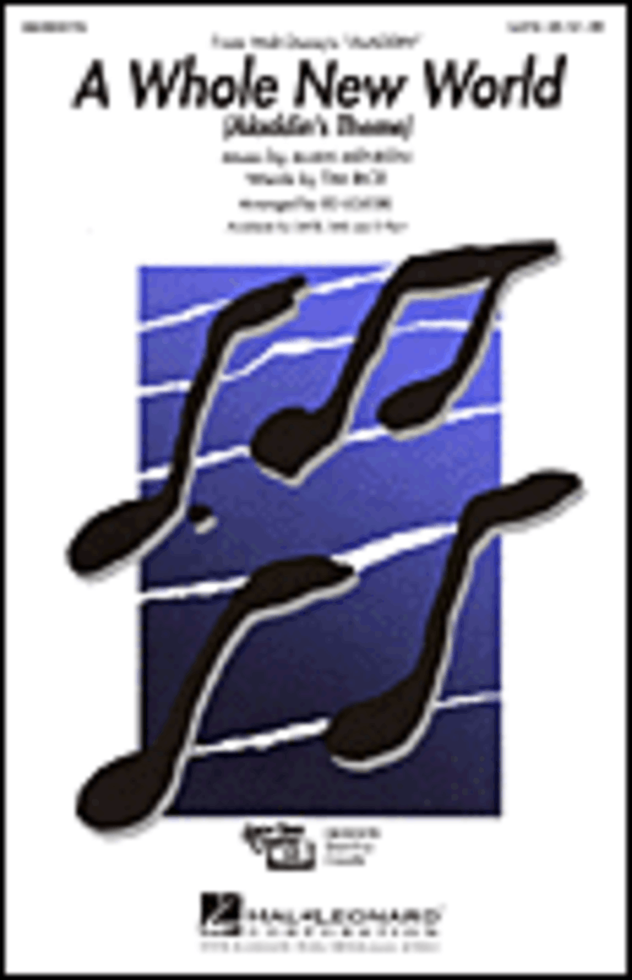 A Whole New World – Aladdin's Theme Choir scores gallery preview page 1