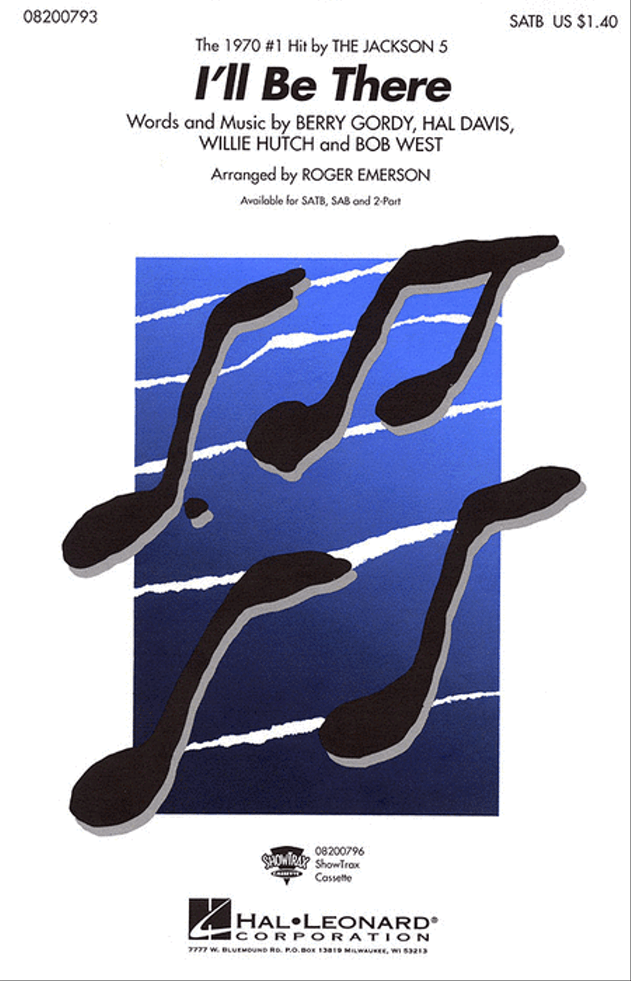I'll Be There I'll Be There 4-Part scores gallery preview page 1