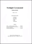Twilight Ceremonial - Score
