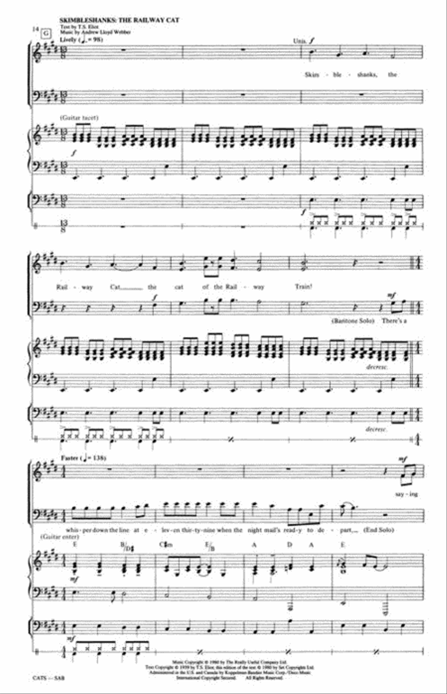 Cats (Medley) Cats (Medley) 3-Part scores gallery preview page 6