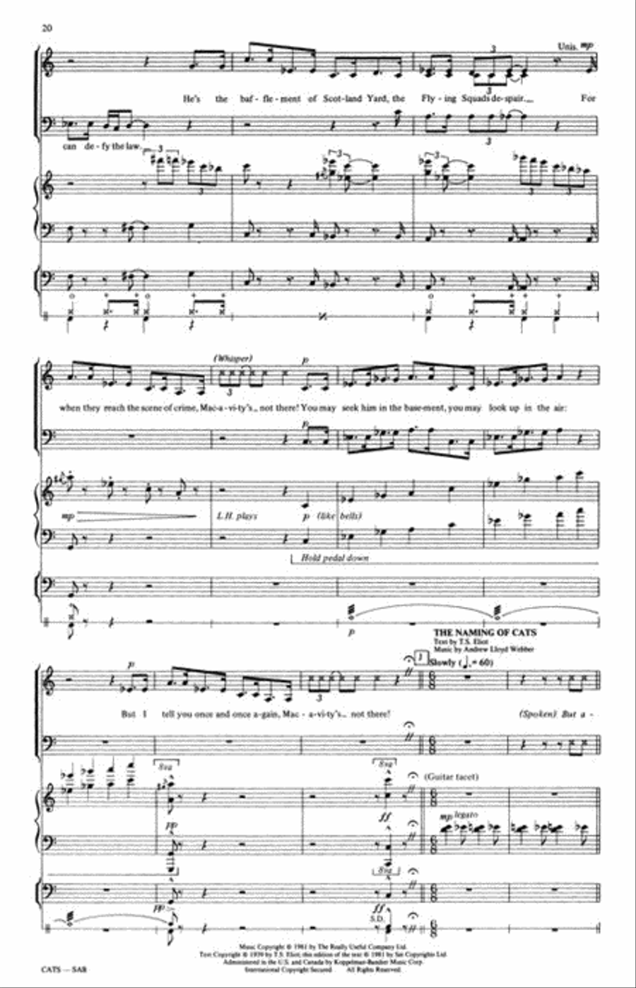 Cats (Medley) Cats (Medley) 3-Part scores gallery preview page 7