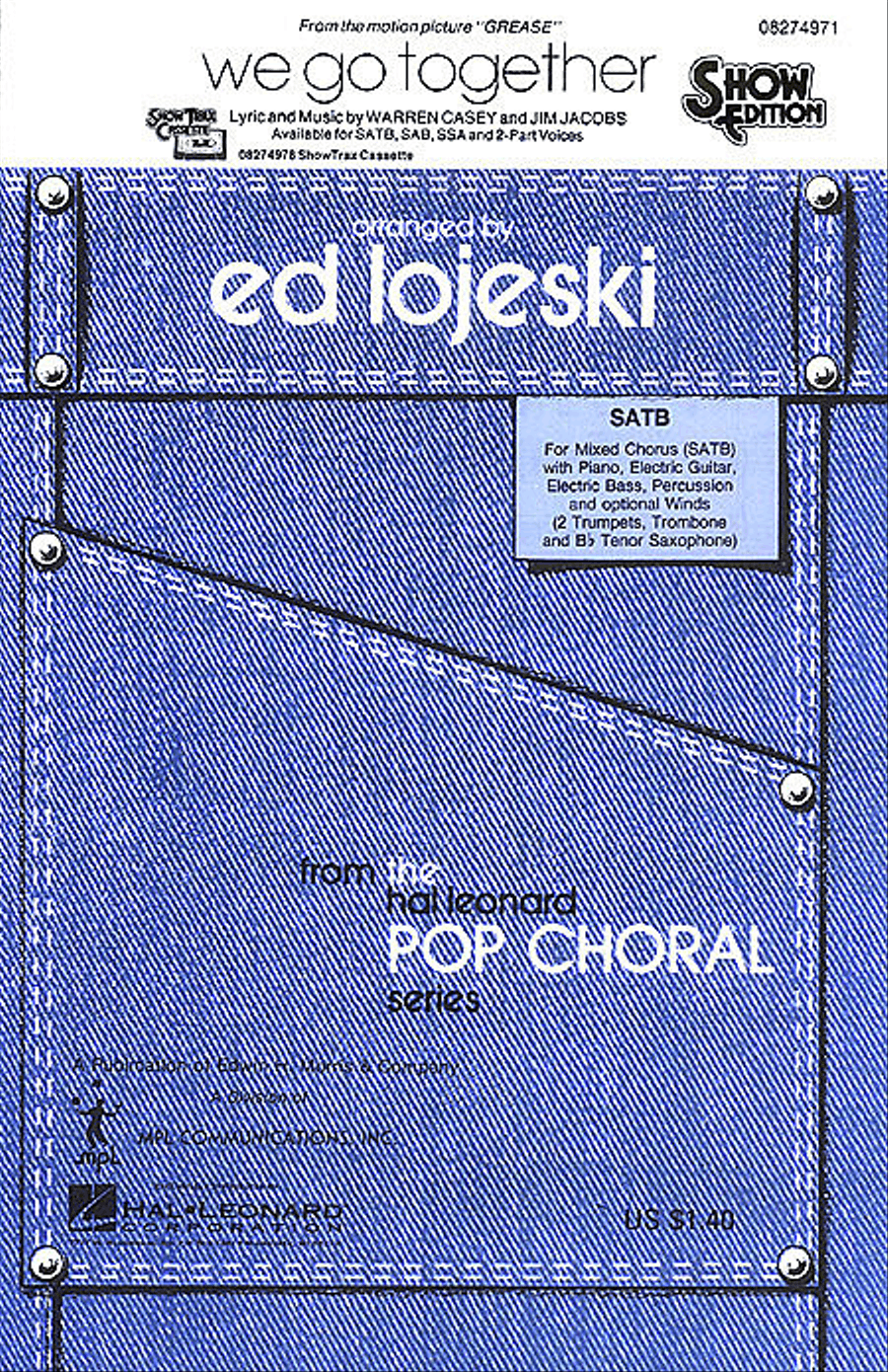 We Go Together Choir scores gallery preview page 1